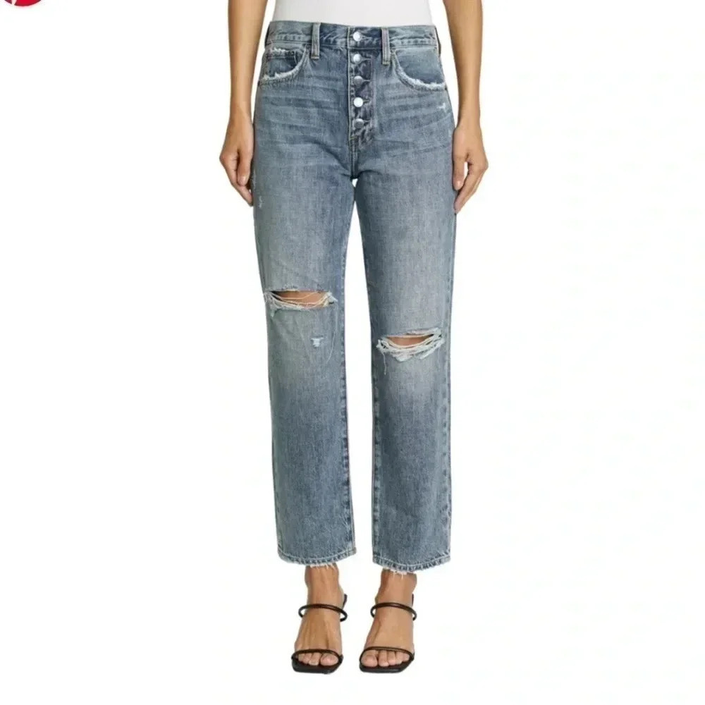 Pistola Charlie High Rise Straight Leg Jean - Picture 1 of 7